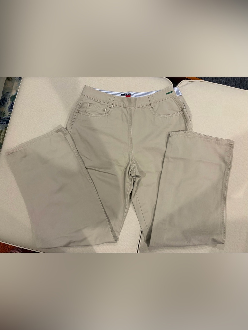 Tommy Hilfiger | Khaki Wide-leg Chino Pants